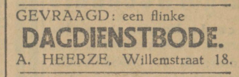 Willemstraat 18 A. Heerze advertentie Tubantia 24-12-1928.jpg
