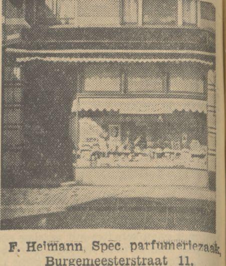 Burgemeesterstraat 11 F. Heimann Spec. parfumeriezaak 19-6-1934.jpg