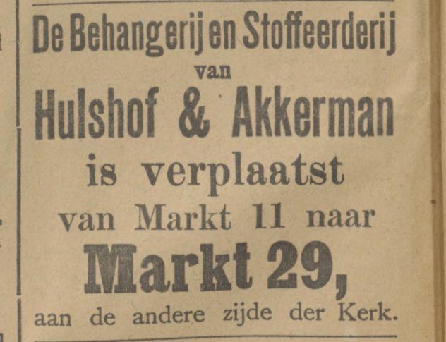 Markt 29 Hulshof & Akkerman Behangerij en Stoffeerderij advertentie Tubantia 5-1-1914.jpg