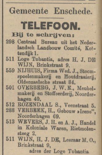 Noorderhagen 69 gebouw Irene advertentie Tubantia 19-12-1910.jpg