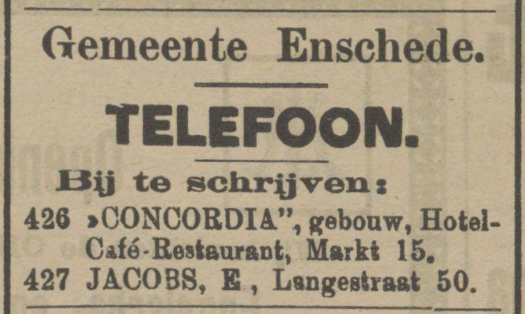 Langestraat 50 E. Jacobs advertentie 26-8-1911.jpg