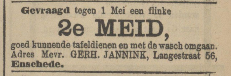 Langestraat 56 Gerh. Jannink advertentie Tubantia 10-1-1913.jpg