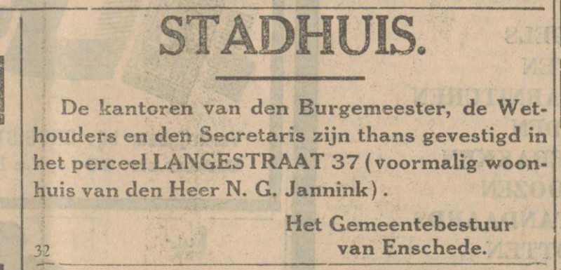 Langestraat 37 N.G. Jannink advertentie Tubantia 21-2-1930.jpg