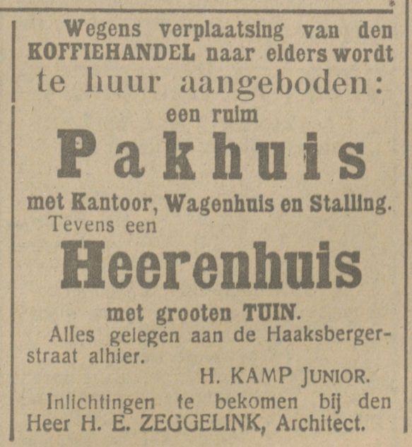 Haaksbergerstraat H. Kamp Jr. advertentie Tubantia 4-8-1917.jpg