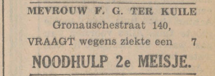 Gronauschestraat 140 F.G. ter Kuile advertentie Tubantia 13-8-1930.jpg