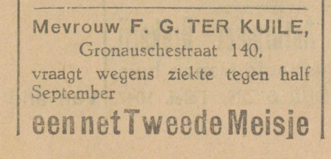 Gronauschestraat 140 F.G. ter Kuile advertentie Tubantia 4-8-1928.jpg