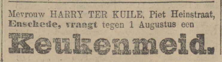 Piet heinstraat 1 Harry ter Kuile advertentie 31-3-1913.jpg