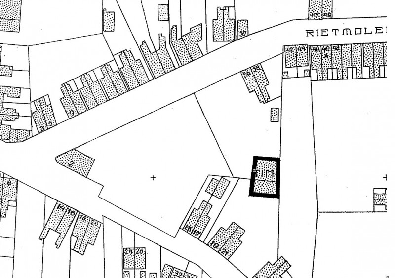 Rietmolensteeg 2 hoek Brinkweg kadaster 1913.jpg