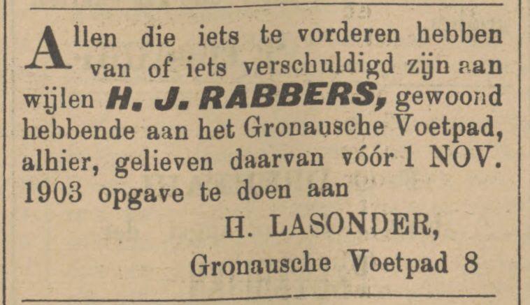 Gronausche voetpad 8 H. Lasonder advertentie Tubantia 17-10-1903.jpg