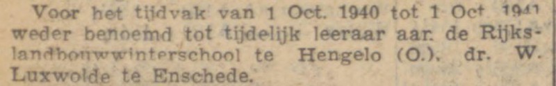 Dr. W. Luxwolde krantenbericht 12-11-1940.jpg