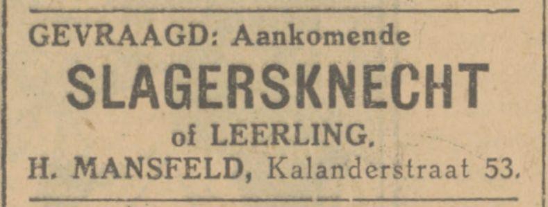 Kalanderstraat 53 H. Mansfeld advertentie Tubantia 9-7-1928.jpg