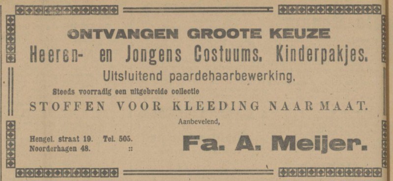 Noorderhagen 48 Fa. A. Meijer advertentie Tubantia 8-4-1916.jpg