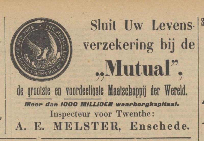 A.E. Melster verzekering advertentie Tubantia 2-12-1905.jpg