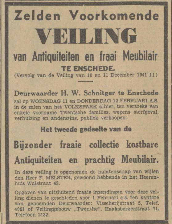 Walstraat 43 F. Melster advertentie Tubantia 3-1-1942.jpg