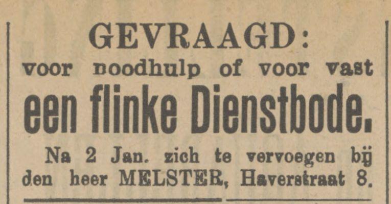Haverstraat 8 Melster advertentie Tubantia 28-12-1911.jpg
