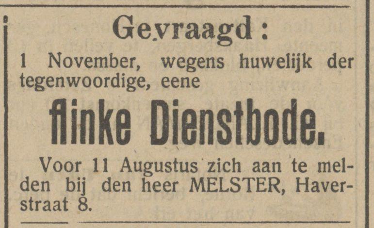 Haverstraat 8 Melster advertentie Tubantia 3-8-1912.jpg