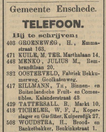 Rembrandtlaan 20 Julius M. Menko advertentie Tubantia 13-5-1911.jpg