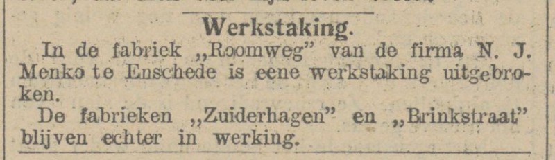 Roomweg N.J. Menko advertentie 4-5-1910.jpg