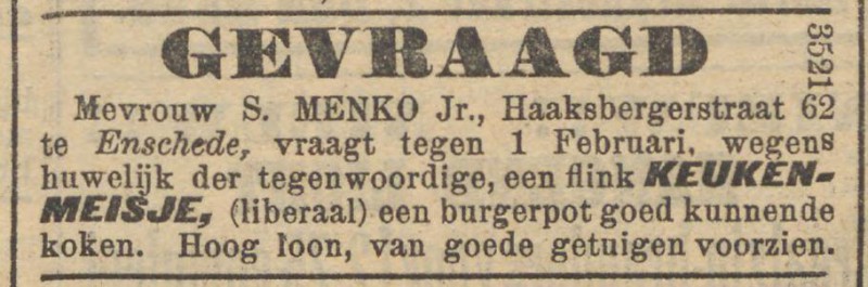 Haaksbergerstraat 62 S. Menko Jr. advertentie 20-11-1908.jpg