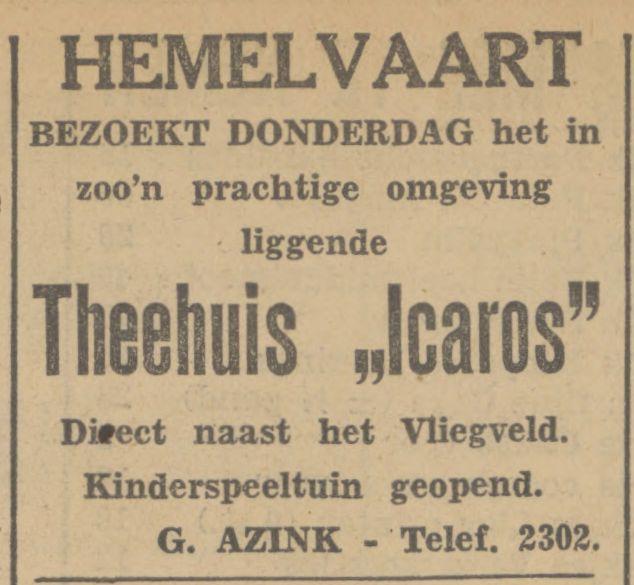 Vliegveld Twente Theehuis Icaros advertentie Tubantia 3-5-1932.jpg