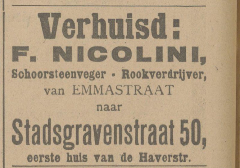Emmastraat 30 F. Nicolini schoorsteenveger advertentie Tubantia 31-1-1916.jpg