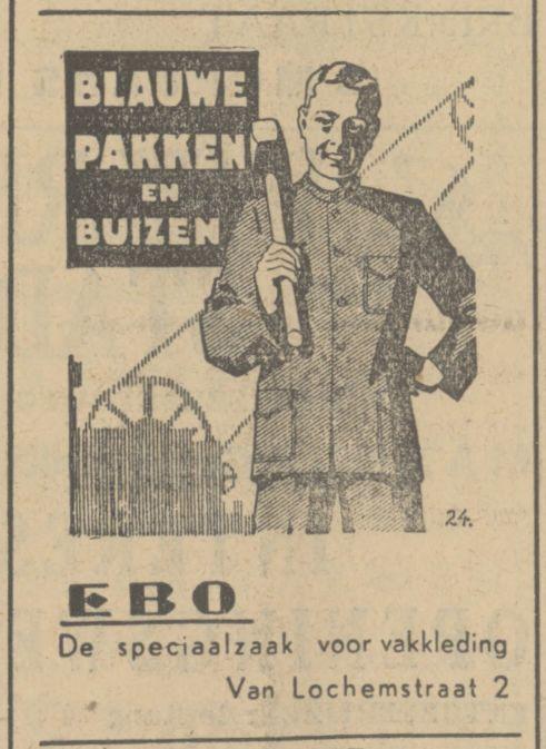 van Lochemstraat 2 EBO vakkleding advertentie Tubantia 7-6-1935.jpg