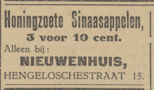 Hengeloschestraat 15 Nieuwenhuis advertentie Tubantia 24-12-1926.jpg