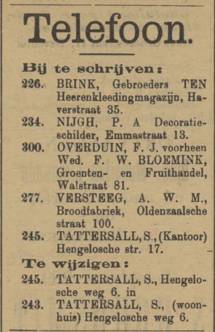 Emmastraat 13 P.A. Nijgh decoratieschilder advertentie Tubantia 18-5-1907.jpg