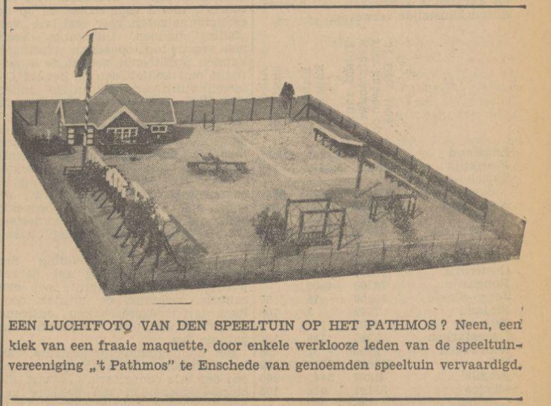 Pathmos speeltuin krantenfoto Tubantia 1-9-1934.jpg