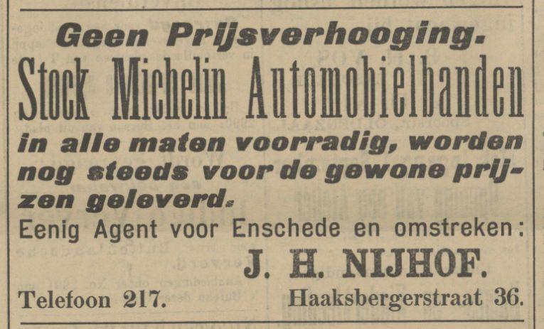 Haaksbergerstraat 36 J.H. Nijhof advertentie Tubantia 28-8-1909.jpg