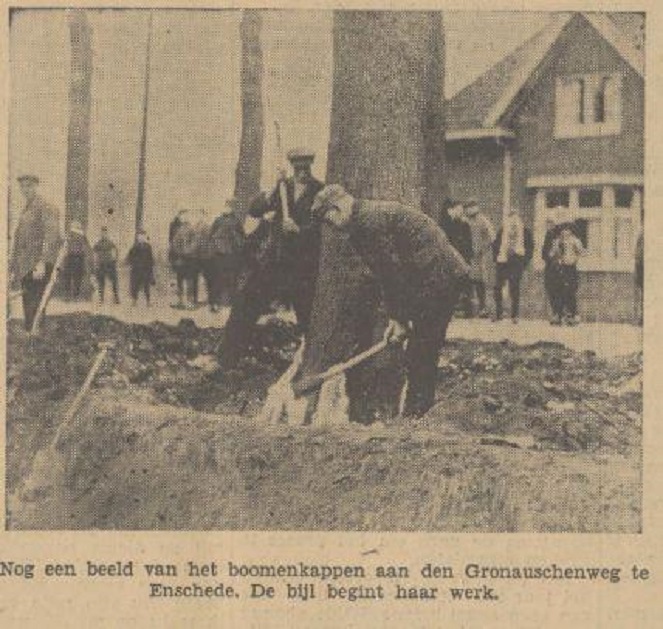 Gronauseweg verbetering krantenfoto Tubantia 7-2-1935.jpg