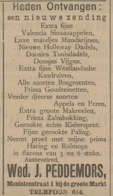 Menistenstraat 1 Wed. J. Peddemors advertentie Tubantia 4-12-1912.jpg