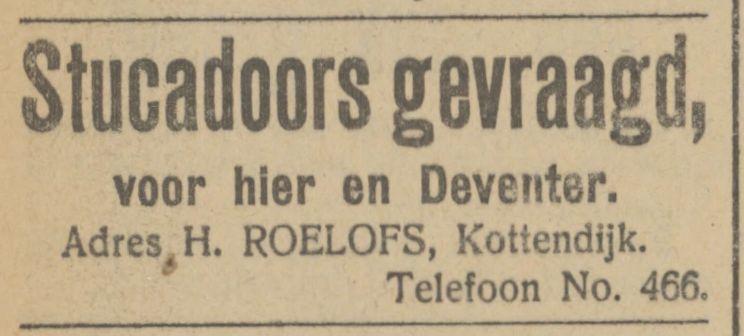 Kottendijk 16 H. Roelofs stucadoor  advertentie 22-3-1913.jpg