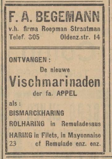 Oldenzaalschestraat 14 firma Roepman Straatman advertentie Tubantia 14-11-1929.jpg