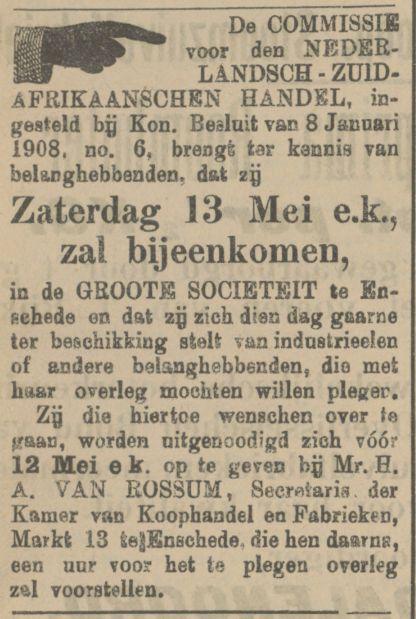 Markt 13 Mr. H.A. van Rossum advertentie Tubantia 9-5-1911.jpg