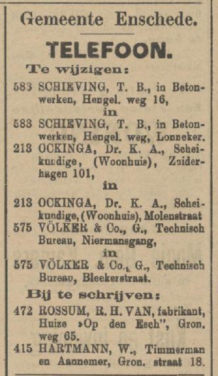 Hengeloscheweg 16 T,B, Schieving Betonwerken telefoon 583 advertentie Tubantia 5-8-1911.jpg