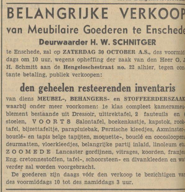 Hengeloschestraat 22 G.J.H. Schmitt advertentie Tubantia 27-10-1937.jpg