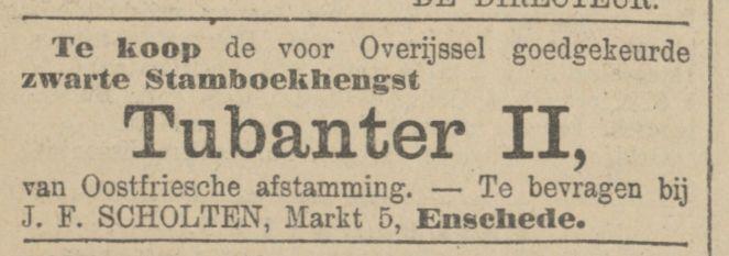 Markt 5 J.F. Scholten advertentie 12-3-1915.jpg