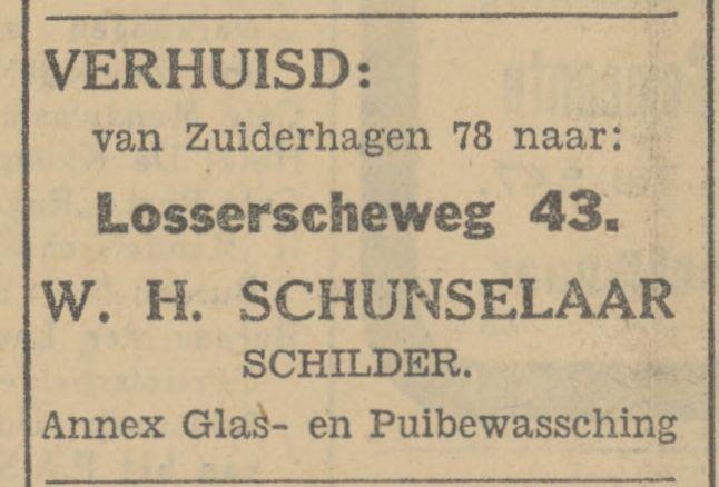 Zuiderhagen 78 W.H. Schunselaar advertentie Tubantia 14-11-1930.jpg