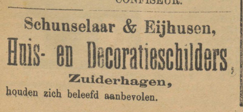 Zuiderhagen Schunselaar & Eijhusen advertentie Tubantia 8-5-1901.jpg