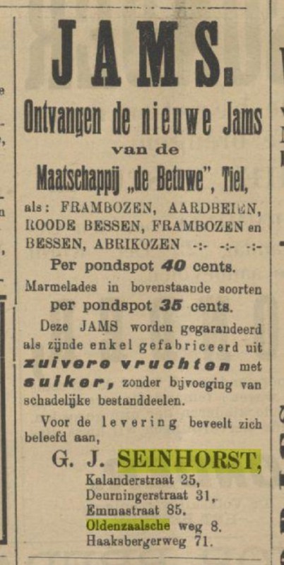 Oldenzaalscheweg 8 G.J. Seinhorst advertentie Tubantia 20-10-1906.jpg