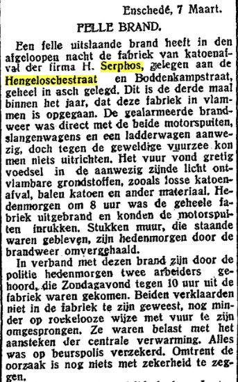 Hengeloschestraat Firma H. Serphos krantenbericht8-3-1927.jpg
