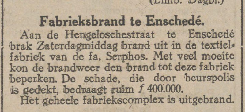 Hengeloschestraat Firma Serphos krantenbericht 20-10-1925.jpg
