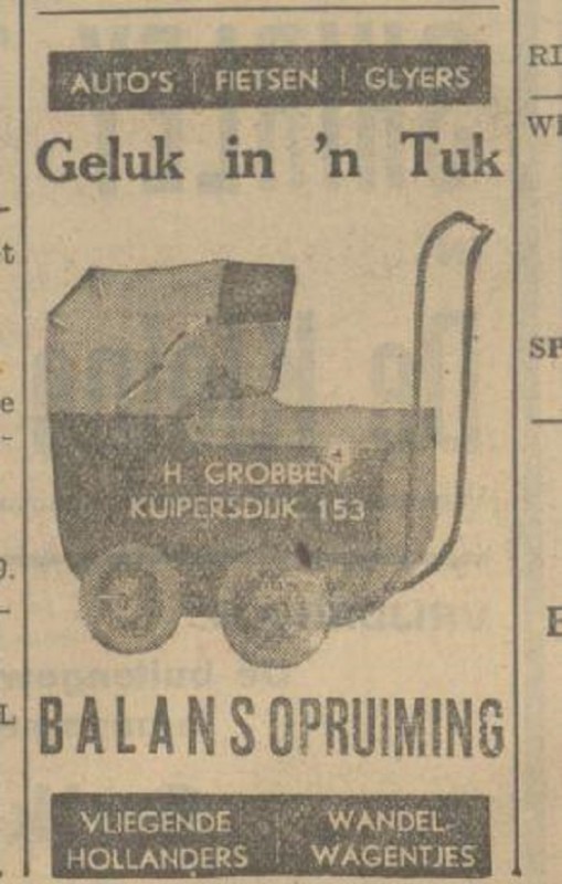 Kuipersdijk 153 H. Grobben advertentie Tubantia 31-12-1935 Geluk in n Tuk.jpg