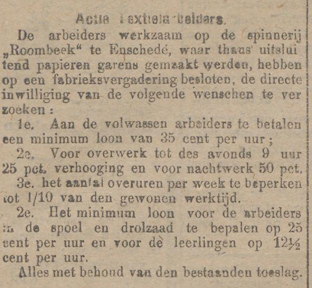 Spinnerij Roombeek krantenbericht 10-12-1918.jpg
