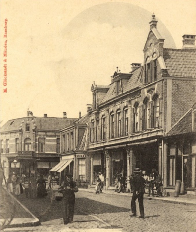 Langestraat 6 Vanaf kruispunt De Klomp tot Haverstraat. 1890.jpg