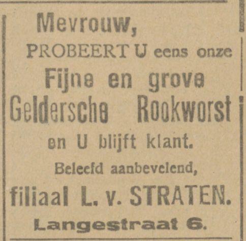 Langestraat 6 L. van Straten advertentie Tubantia 20-12-1920.jpg