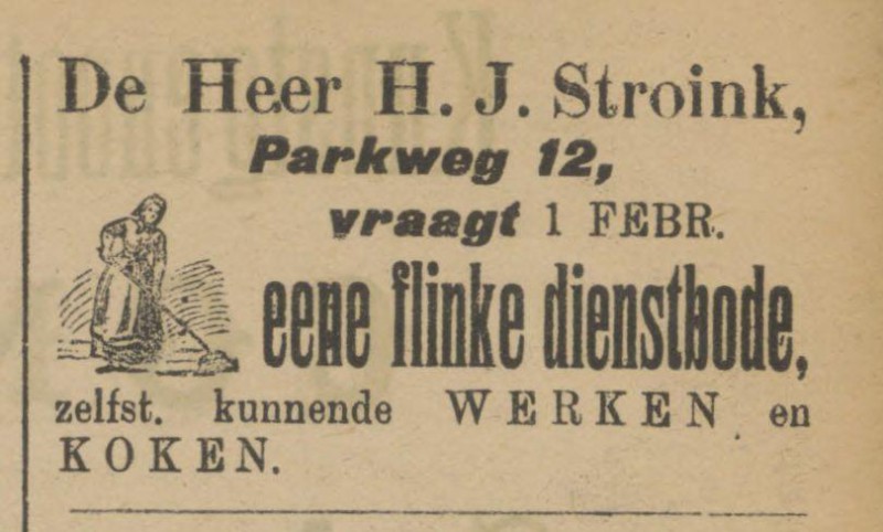 Parkweg 12 H.J. Stroink advertentie Tubantia 18-12-1906.jpg