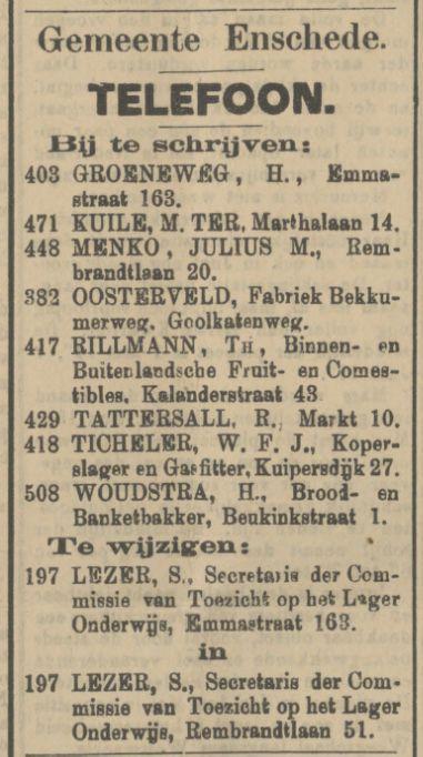 Markt 10 R. Tattersall advertentie Tubantia 13-5-1911.jpg
