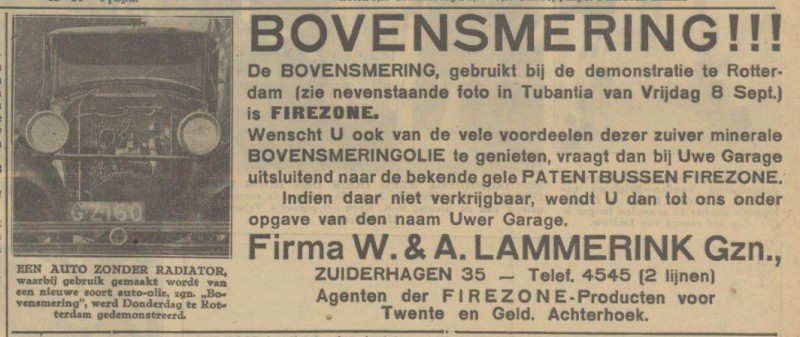 Zuiderhagen 35 Firma W. & A. Lammerink Gzn. advertentie Tubantia 12-9-1933.jpg